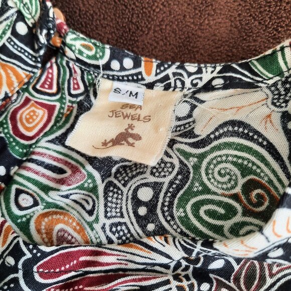 Sea Jewels Butterfly Long Top, Size S/M - Picture 4 of 4